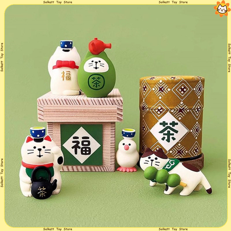 Interior Design Japan - Miniaturowe figurki z serii Matcha, japońskie