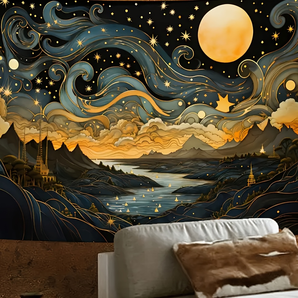 Gobelin „Góry pod światłem gwi – Interior Design Years Of School recenzja i cena